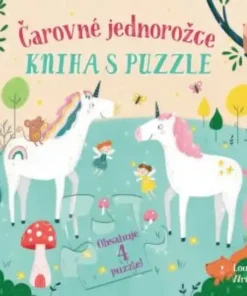 Čarovné jednorožce Kniha s puzzle